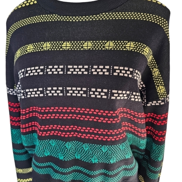 525 America Green Red Yellow White Pullover Sweater - Picture 7 of 12